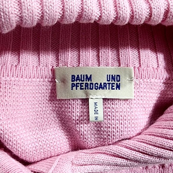 Baum Und Pferdgarten Cardigan Sweater Pink Cotton Cashmere Blend - Picture 4 of 6